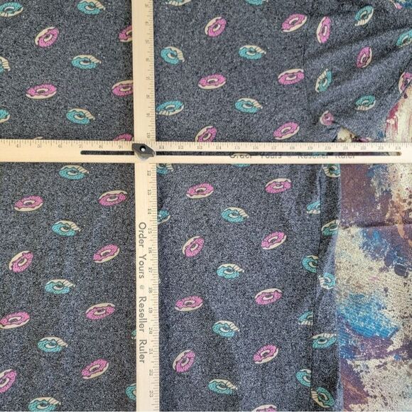 UNISEX  KNICKER BOCKER DONUTS CHARCOAL MARBLE T-SHIRT SIZE XL - Picture 10 of 12